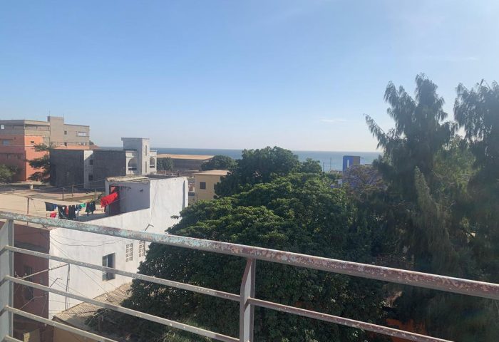 Vue sur l'océan depuis le balcon d'une chambre prestige